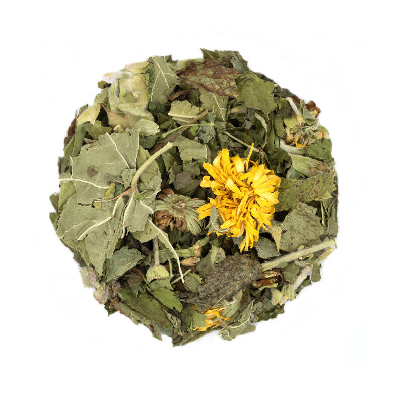 Organic digestive herbal tea with mallow and sweet mint - Happy bedon