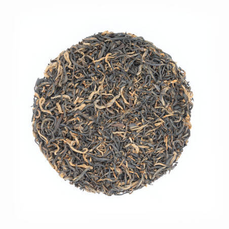Thé noir bio de Chine - Hong Bi Luo - Spirale de jade pourpre Thé noir bio de Chine - Hong Bi Luo - Spirale de jade pourpre