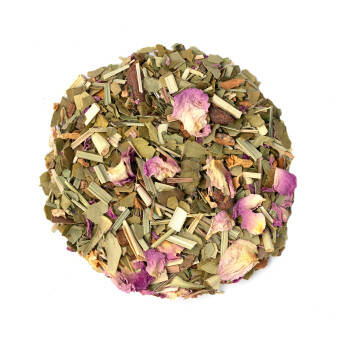 Tonic herbal tea with mate, cinnamon and goji berries - Powerful