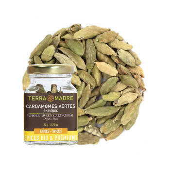 Cardamomes vertes entières bio
