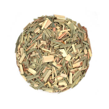 Organic lemongrass leaves