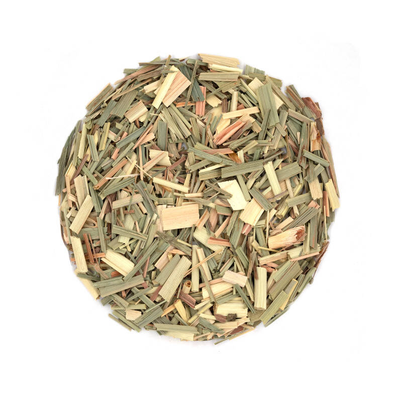 Organic lemongrass leaves