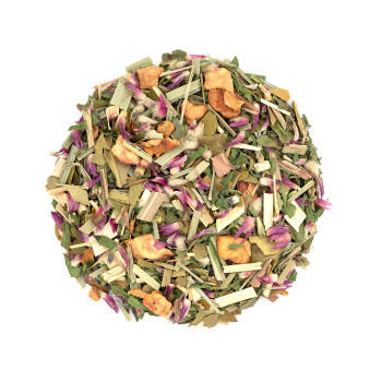 Stimulating and draining herbal tea with mate - Vitality