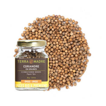 Organic coriander seeds