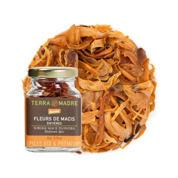 Fleurs de macis entières certifiés Demeter - 20 g