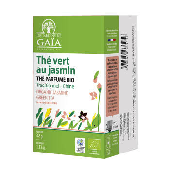 Infusettes thé vert au jasmin bio