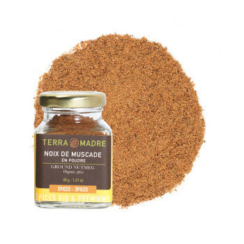 Noix de muscade en poudre bio - 40 g