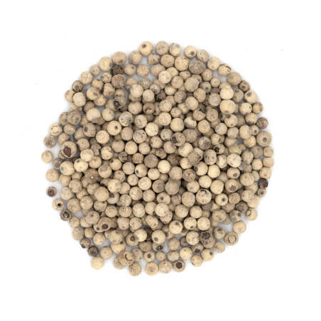 Poivre blanc de Malabar en grains bio Poivre blanc de Malabar en grains bio