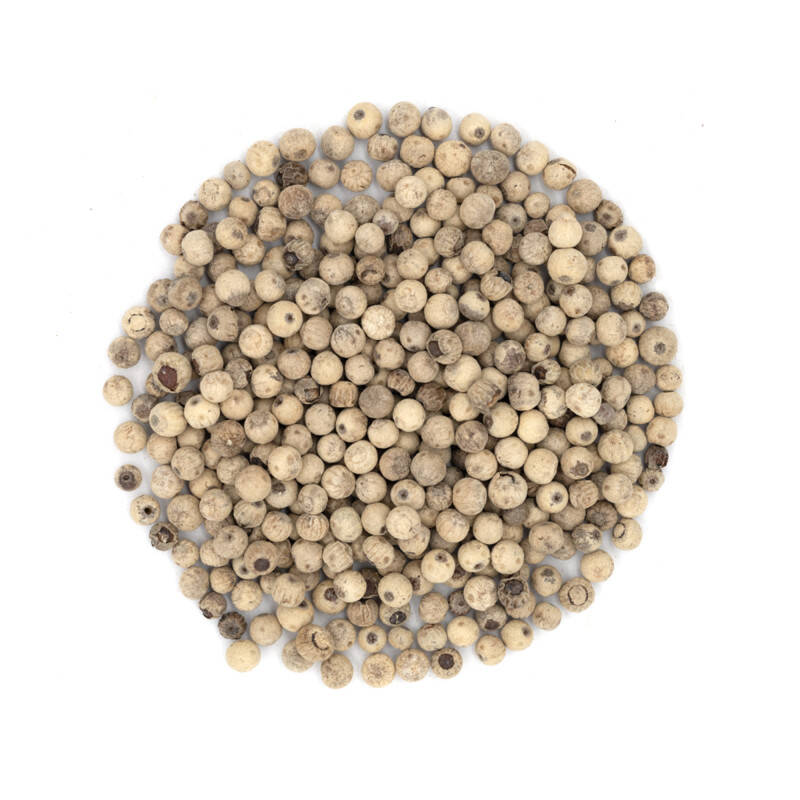 Demeter-certified Malabar white peppercorns