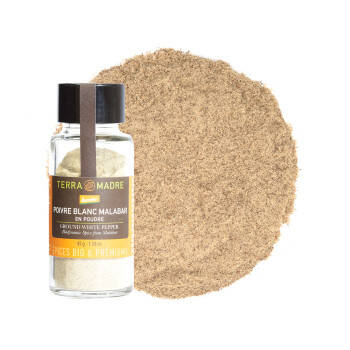 Demeter-certified Malabar white pepper powder
