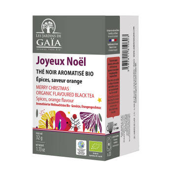 Organic black tea infusettes with spices and orange flavour - Joyeux Noël