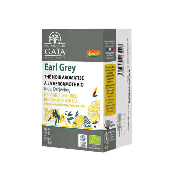 Infusettes thé noir à la bergamote bio - Earl Grey