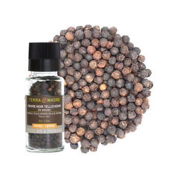 Organic Tellicherry black pepper, very coarse - 50 g