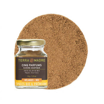 Organic spice blend for Asian cuisine - Cinq Parfums