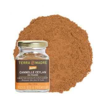 Cannelle en poudre certifiée Demeter