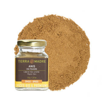 Organic green anise powder