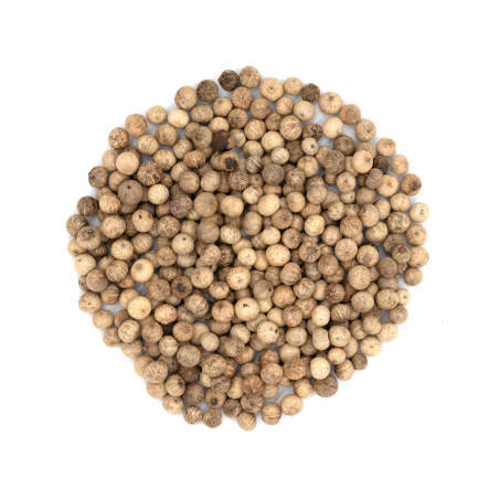 Organic and IGP white Kampot peppercorns Organic and IGP white Kampot peppercorns