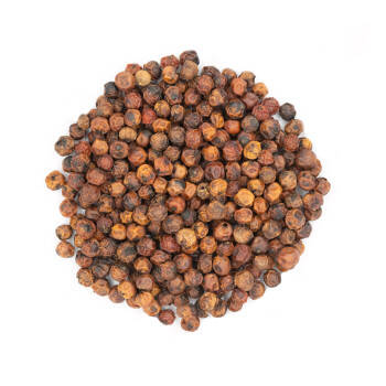 Organic and PGI red Kampot peppercorns
