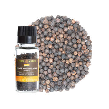 Demeter-certified Malabar black peppercorns