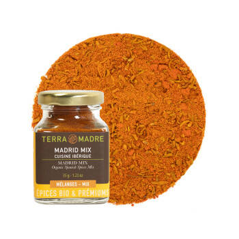 Mélange d'épices bio pour paëllas et cuisine ibérique - Madrid Mix