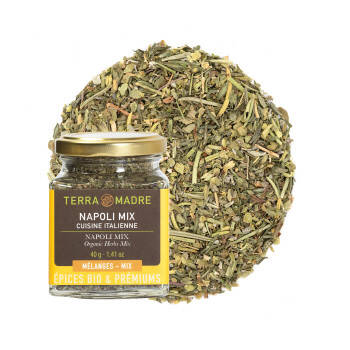 Mélange d'épices bio pour cuisine italienne - Napoli Mix