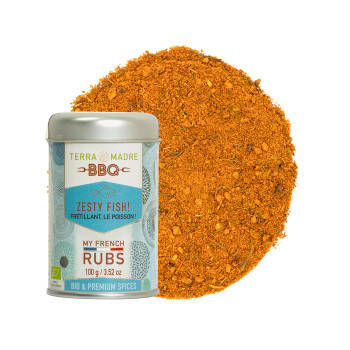 Organic barbecue spices - Zesty fish!