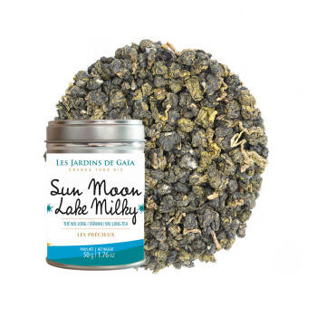 Thé oolong bio / Thé wulong bio Taïwan - Sun Moon Lake Milky Wulong