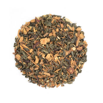 Thé vert aux épices masala et à l'hibiscus - Esprit d'hiver