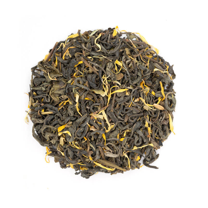 Organic flavoured green tea with lemon basil - Hummingbird reverie