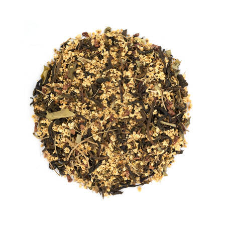 Thé vert bio fleurs de sureau et framboise - Fruits de sagesse Thé vert bio fleurs de sureau et framboise - Fruits de sagesse