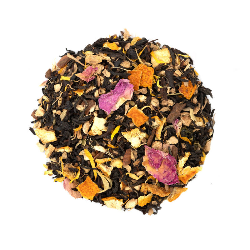 Thé noir gingembre, cannelle et baies de genévrier - Rock your brain