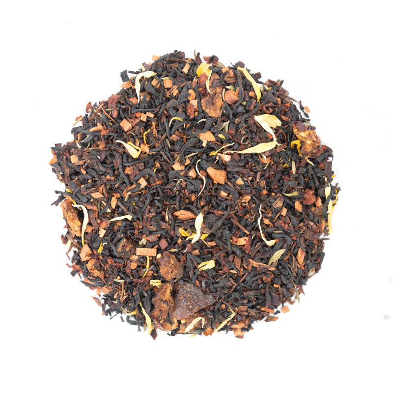 Organic black tea with honey flavour, fig and thyme - Chimps'tea
