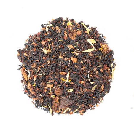 Organic black tea with honey flavour, fig and thyme - Chimps'tea Organic black tea with honey flavour, fig and thyme - Chimps'tea