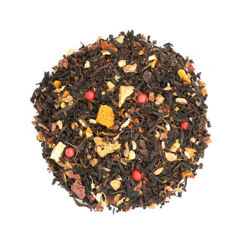 Black tea with honeybush, tonka bean and chili - Light my fire