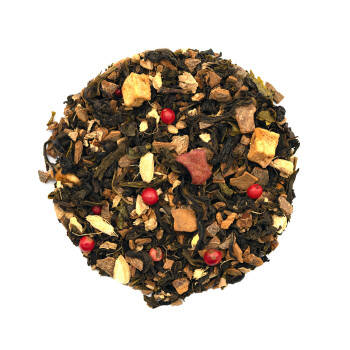 Organic green tea with apple and star anise - Star apple / Christmas apple
