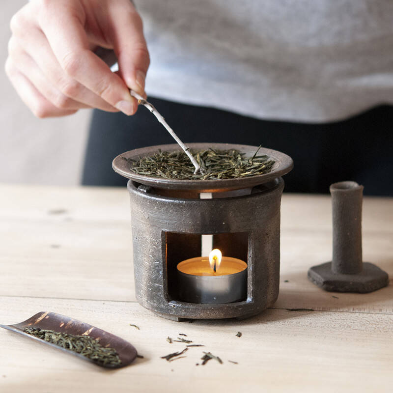Handcrafted tea burner (Dual-purpose) - Chakoro from Japan