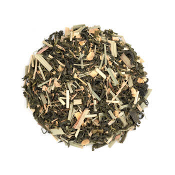 Korean green tea with ginger and lemongrass - Lemon Ginger Green Tea