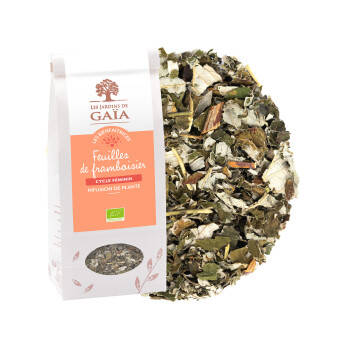 Tisane de plante pour soulager cycle féminin - Feuilles de framboisier
