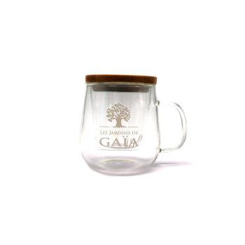 Tisanière Gaïa - Verre - Filtre et couvercle - 500 ml