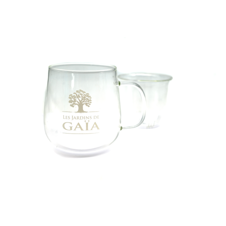 Tisanière Gaïa - Verre - Filtre et couvercle - 500 ml Tisanière Gaïa - Verre - Filtre et couvercle - 500 ml