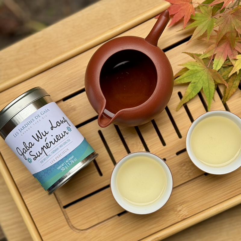 Thé oolong bio / Thé wulong bio de Taïwan - Gaba Wu Long Supérieur