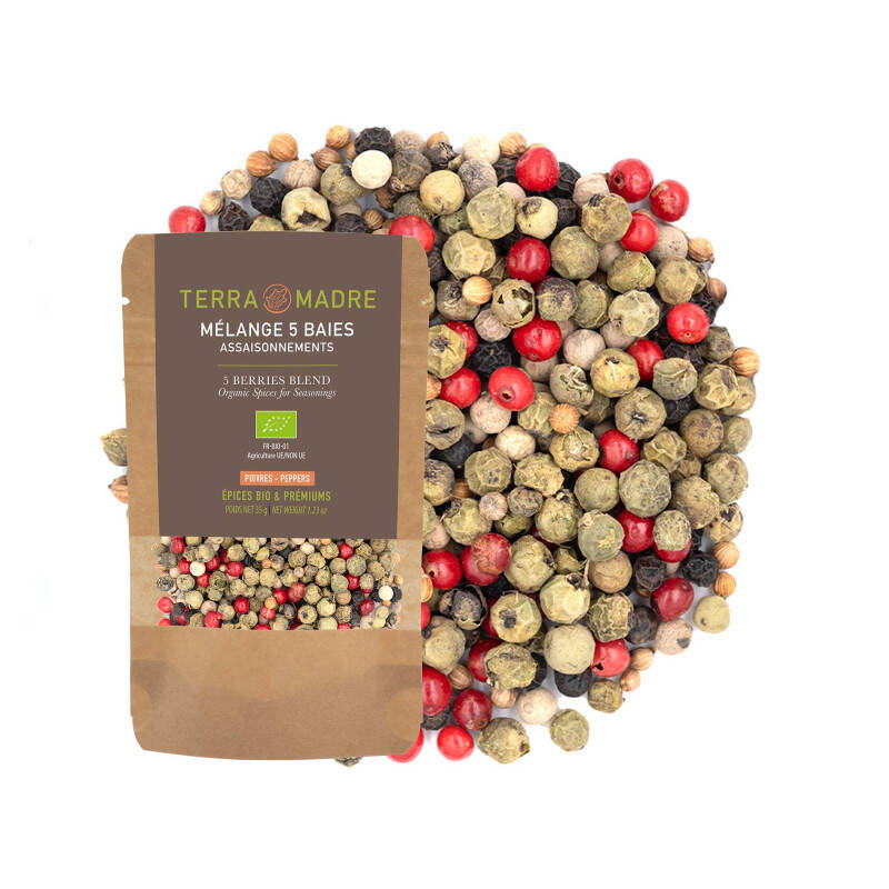 Organic pepper blend 5 berries