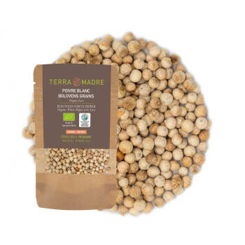 Poivre blanc Bolovens grains bio