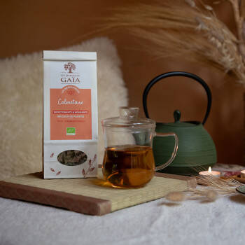 Tisane de plantes aux vertus expectorantes et apaisantes - Calmetoux