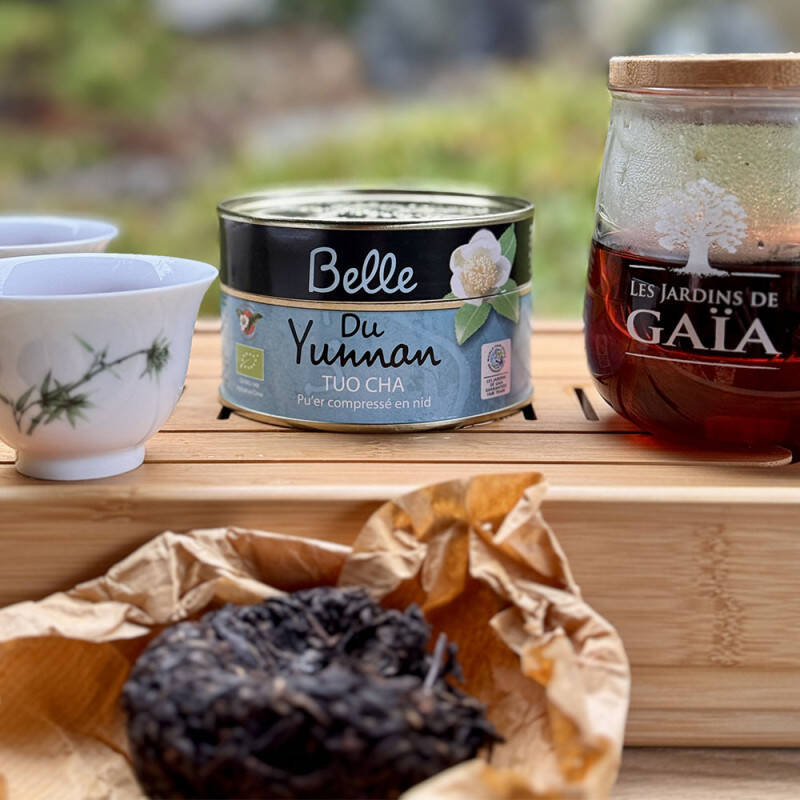 Thé sombre pu'er bio - Belle du Yunnan