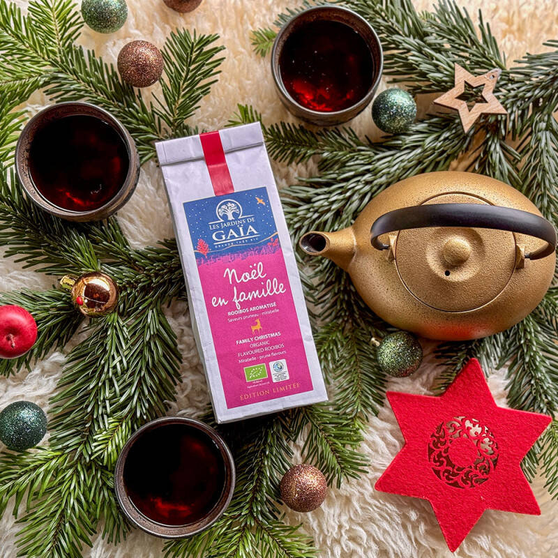 Rooibos aux saveurs pruneau et mirabelle - Noël en famille