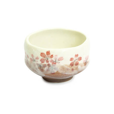 Bol à Matcha Fleurs de Sakura - Grès - Chawan - 230 ml Bol à Matcha Fleurs de Sakura - Grès - Chawan - 230 ml