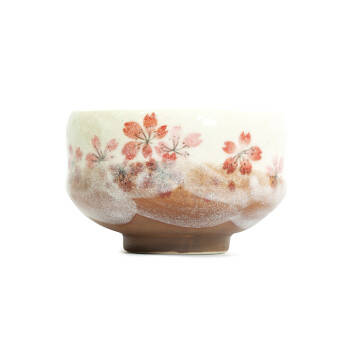 Bol à Matcha Fleurs de Sakura - Grès - Chawan - 230 ml