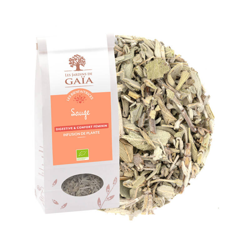 Tisane aux vertus digestives & pour le confort féminin - Sauge