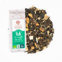 Organic green tea transported by sail - The breath of the seas